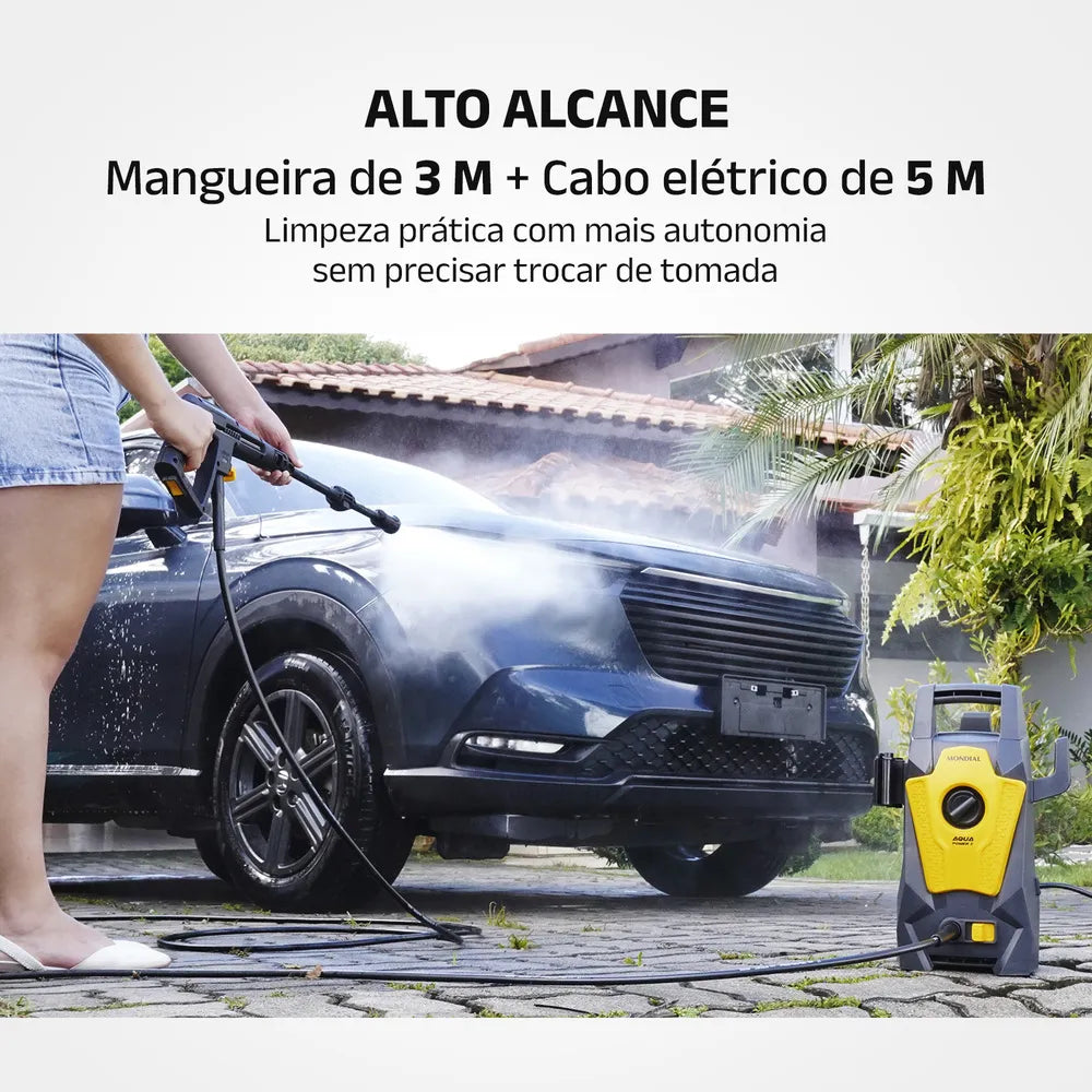 Lavadora De Alta Pressão Aqua Power Lap01gy 1600 Psi 1400w Lavadora De Alta Pressão Aqua Power Lap01gy 1600 Psi 1400w